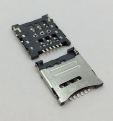 MICRO SIM卡座掀盖6PIN H1.5 sim card