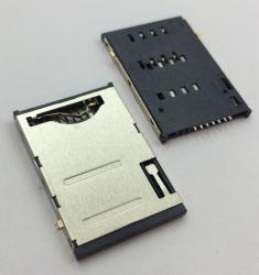 SIM卡座 自弹 7PIN H1.9 Push Card