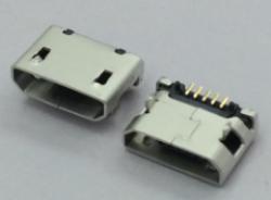 MICRO USB 5P 5.65间距 直边 平口 直插Micro 5pin