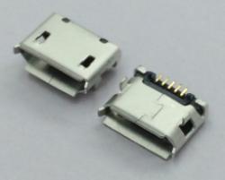 MICRO USB 5P 6.4间距 卷边 直插Micro 5pin