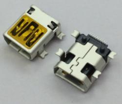 MINI USB 10PIN 全贴式  SMT