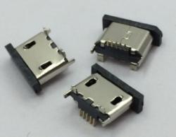 MICRO USB 立贴板式 B款母座 5pin